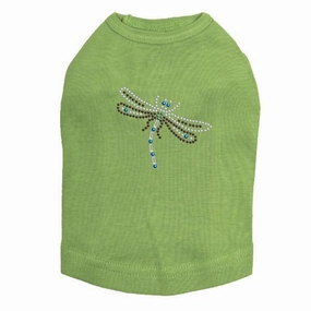 Small Dragonfly Rhinestone Dog Tank