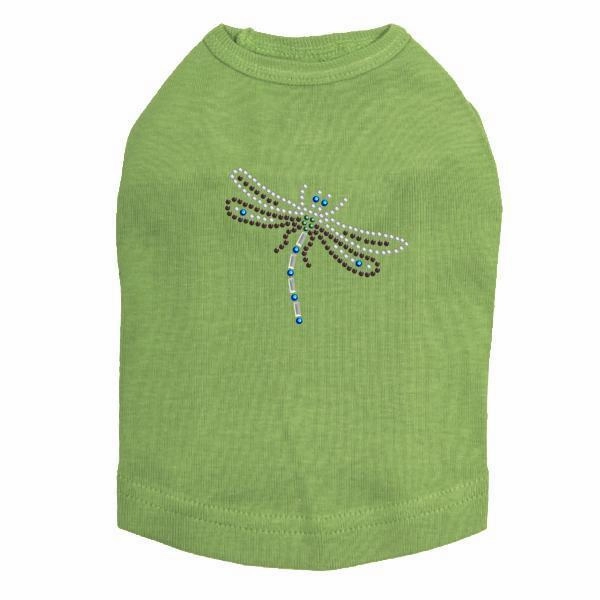Small Dragonfly Rhinestone Dog Tank