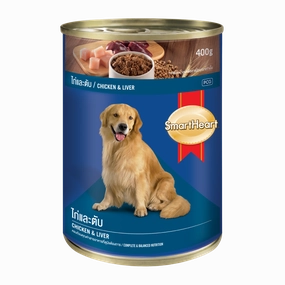 SmartHeart Dog Can Chicken & Liver 400g