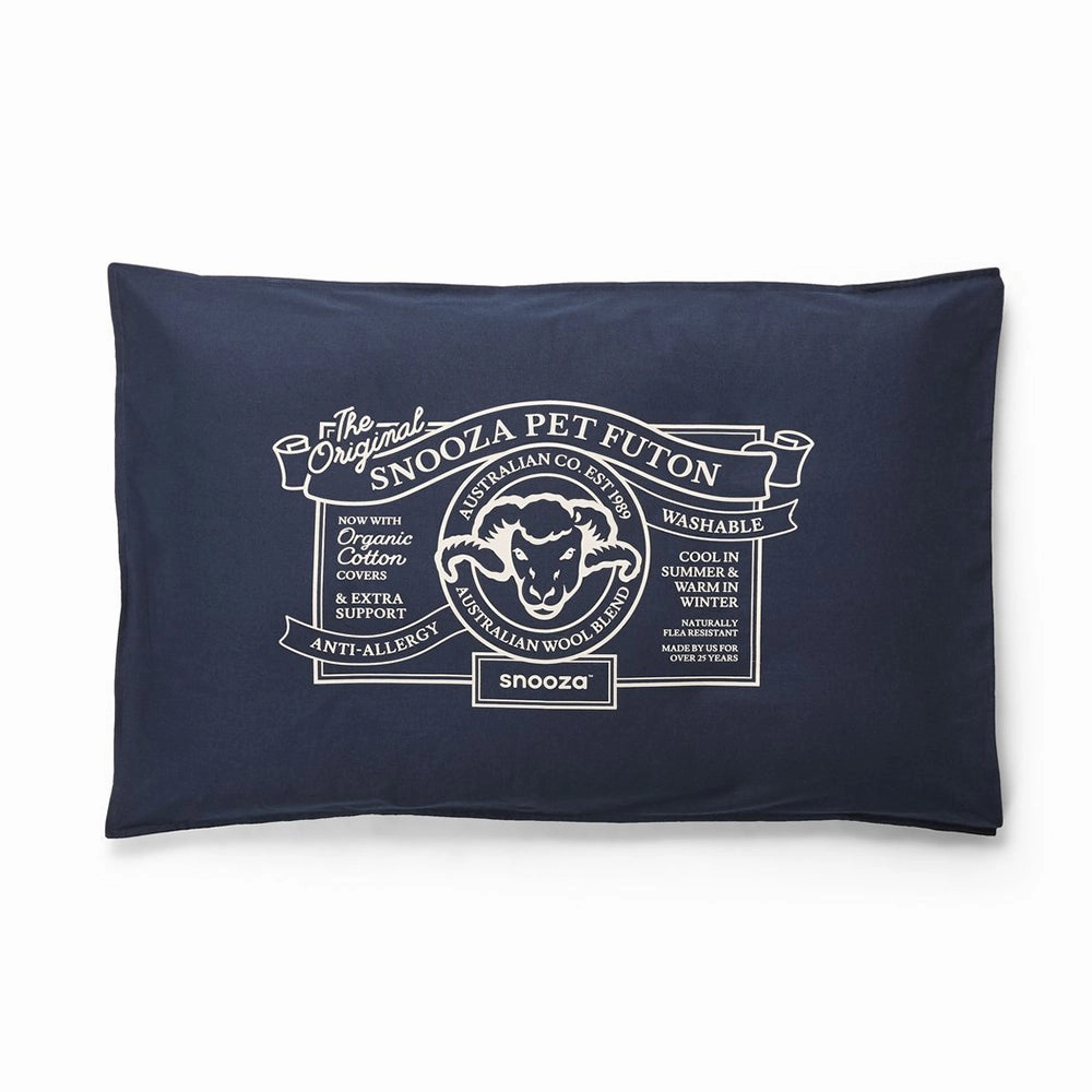 Snooza Futon Cover Organic Mighty Blue