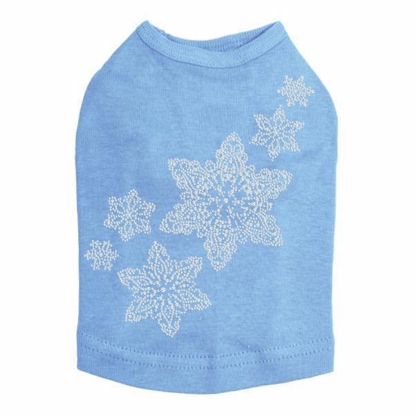 Snowflakes Rhinestone Dog Tank
