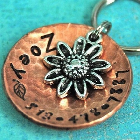 So Daisy Domed Dog ID Tag