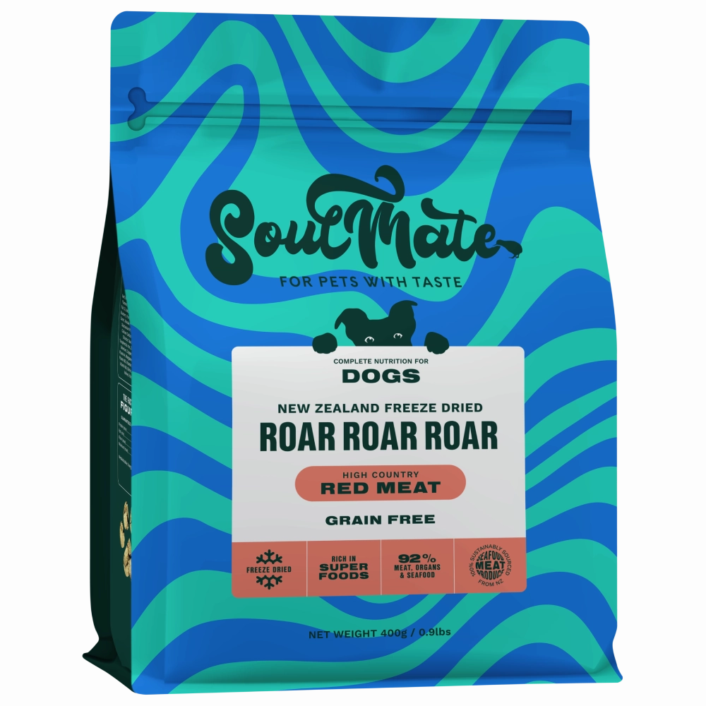 SoulMate Dog Freeze Dried Roar Roar Roar High Country Red Meat 400g