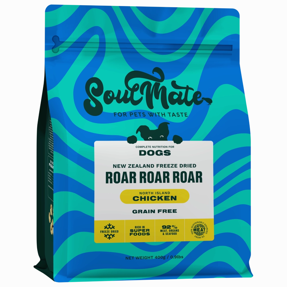 SoulMate Dog Freeze Dried Roar Roar Roar North Island Chicken 400g