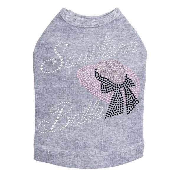 Southern Belle Rhinestone Dog Tank