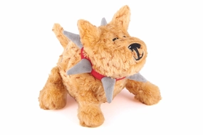 SPIKED! by P.L.A.Y., Squeaky Plush Dog Toy, Biff the Dog Senior