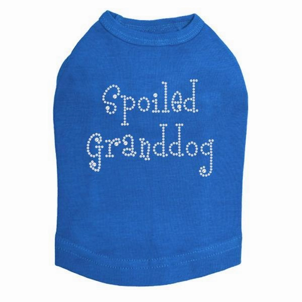 Spoiled Granddog Rhinestone Dog Tank