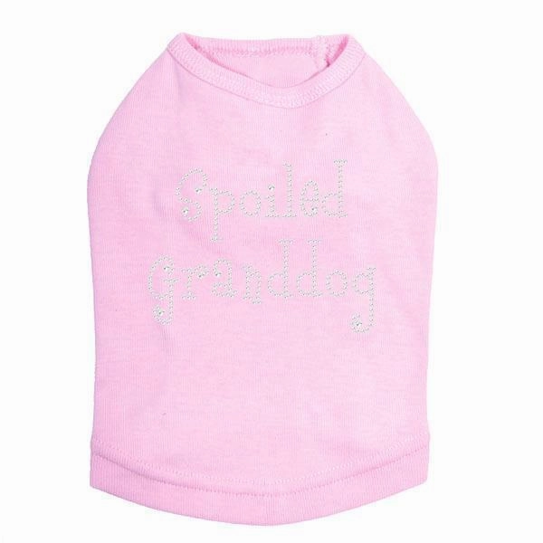 Spoiled Granddog Rhinestone Dog Tank