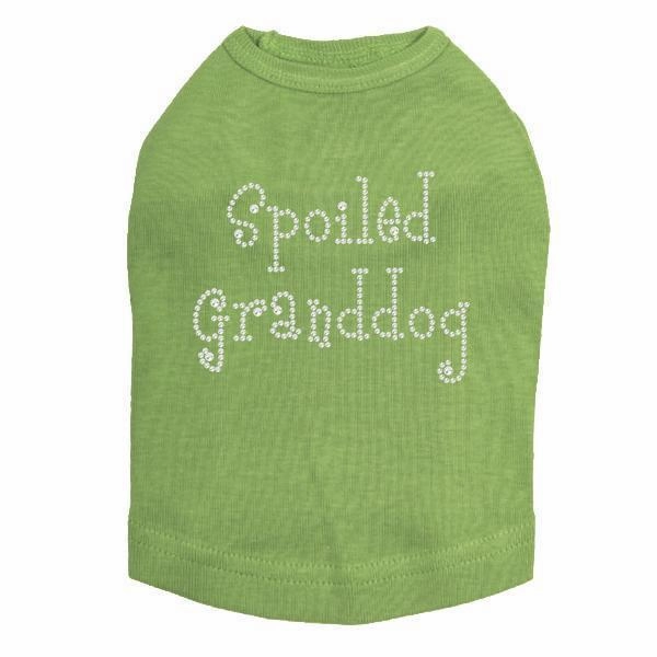 Spoiled Granddog Rhinestone Dog Tank