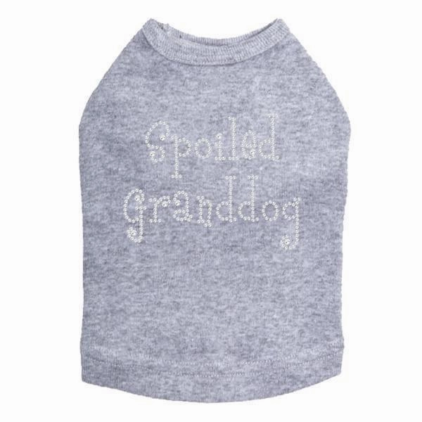Spoiled Granddog Rhinestone Dog Tank