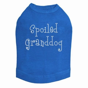 Spoiled Granddog Rhinestone Dog Tank