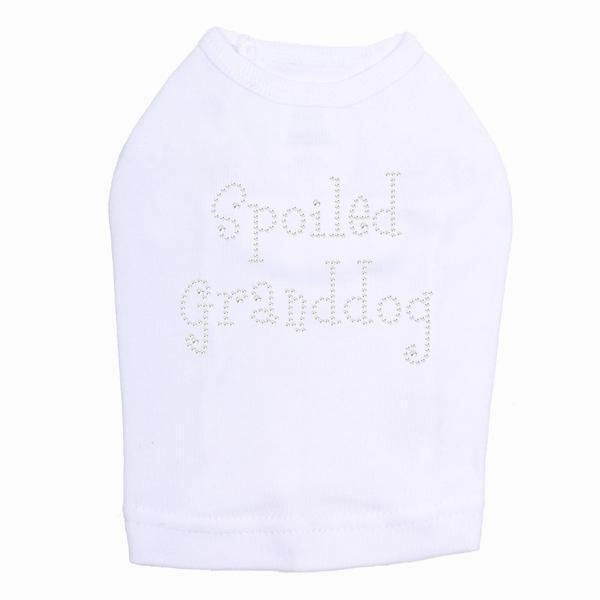 Spoiled Granddog Rhinestone Dog Tank