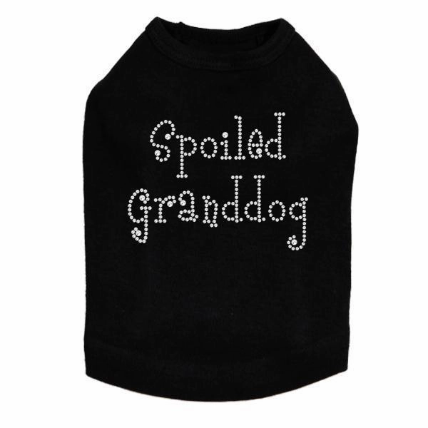 Spoiled Granddog Rhinestone Dog Tank