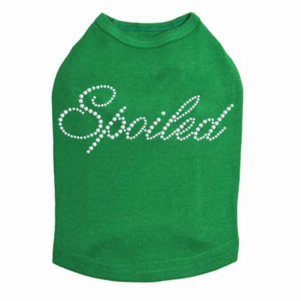 Spoiled Rhinestone Dog Tank