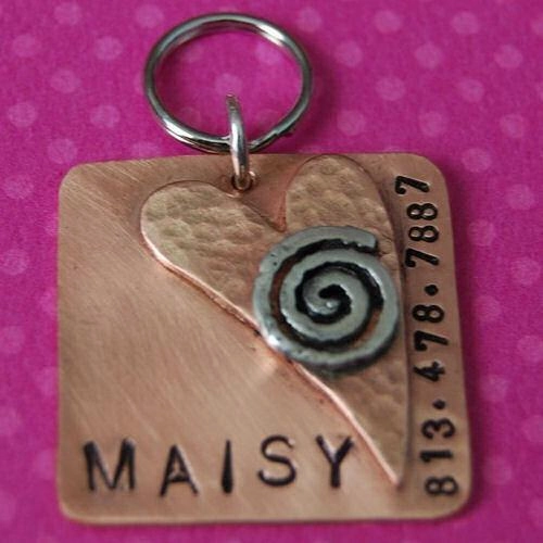 Square Lovin Posh Dog ID Tag