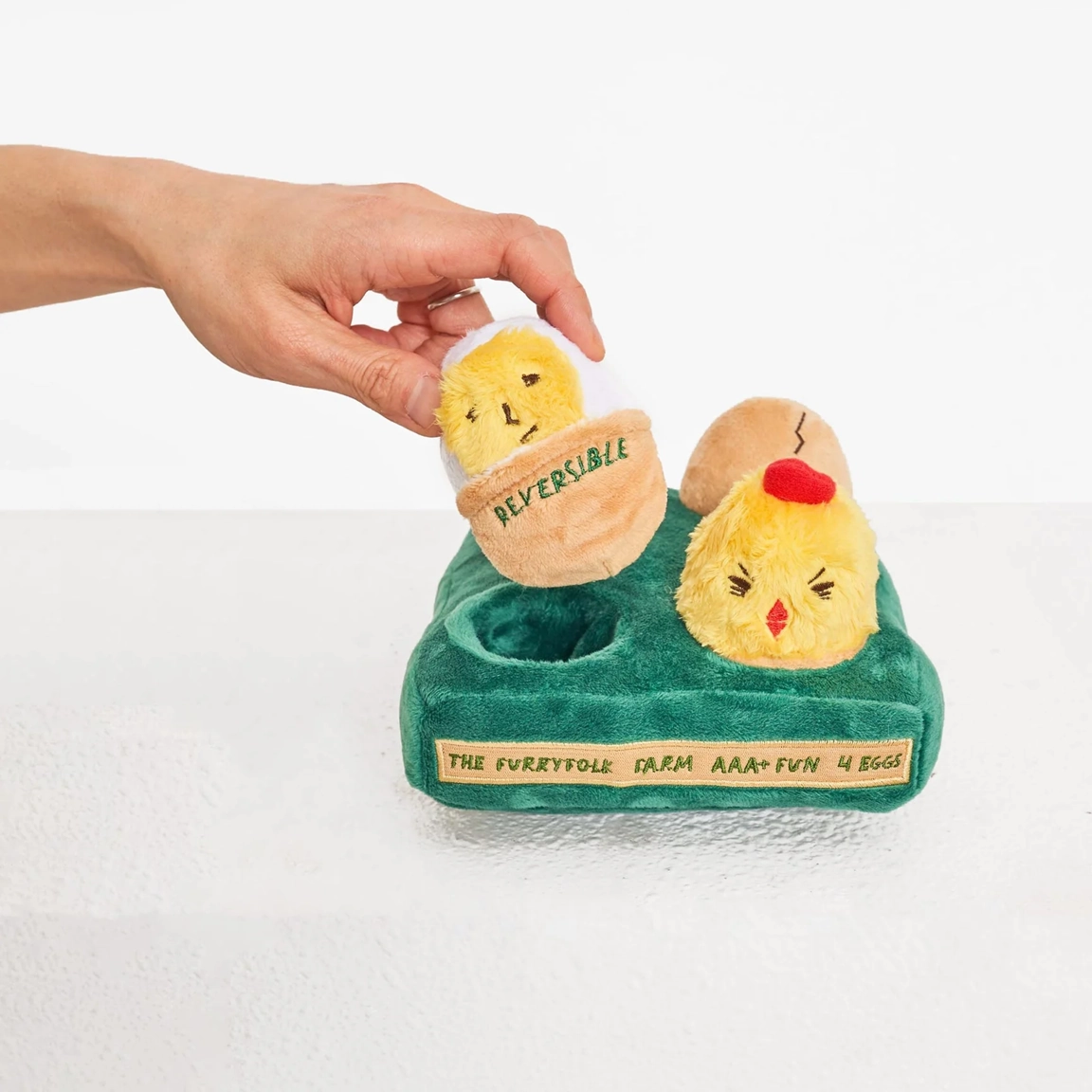 Squeaky Interactive Nosework Dog Toy, AAA  Egg