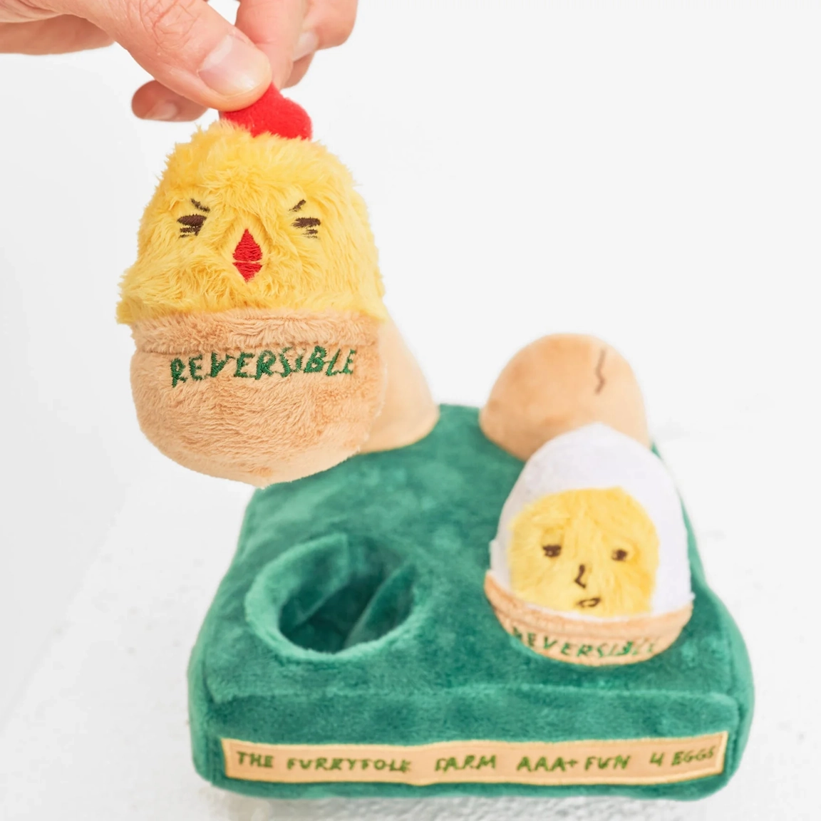 Squeaky Interactive Nosework Dog Toy, AAA  Egg