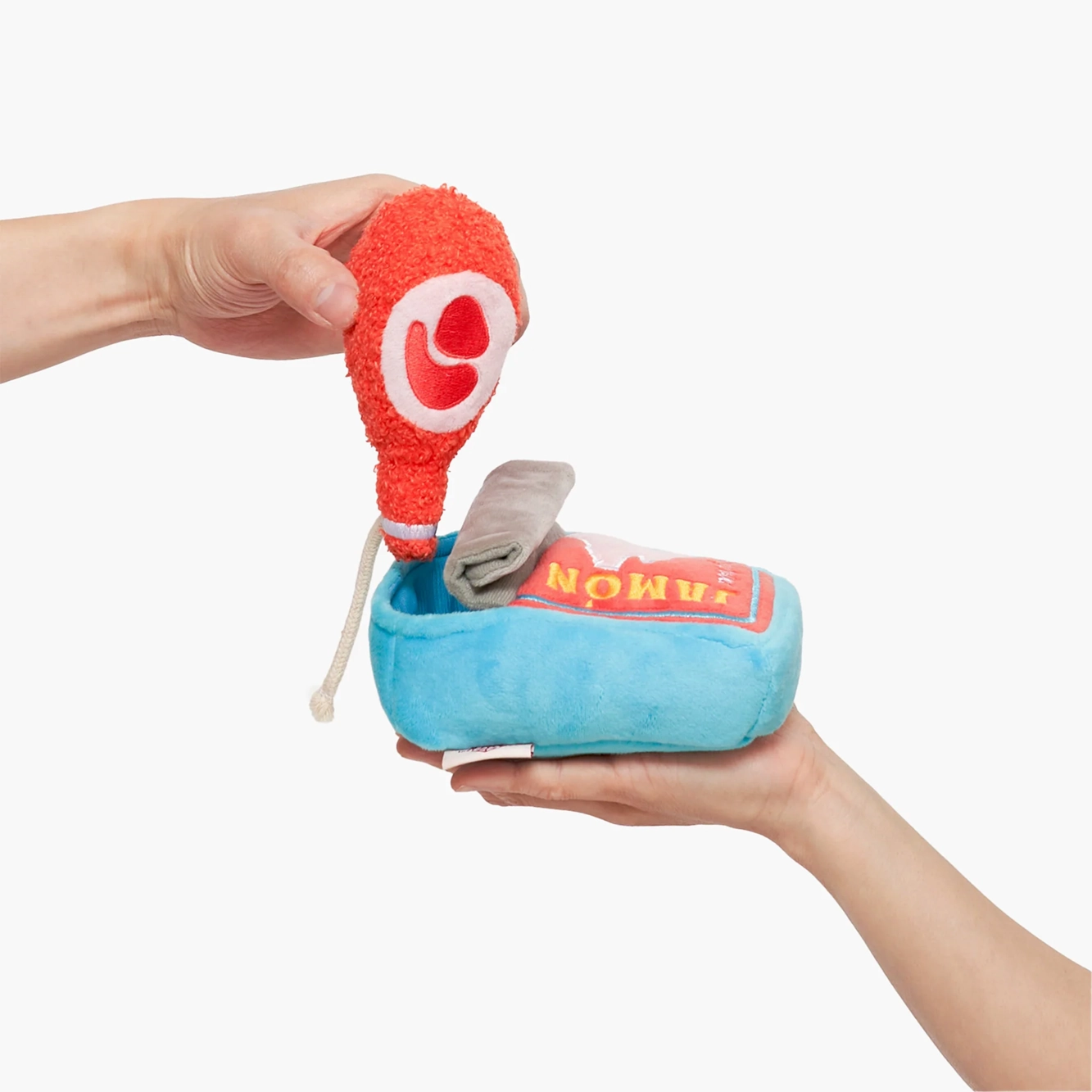 Squeaky Interactive Nosework Dog Toy, Tinned Jamn