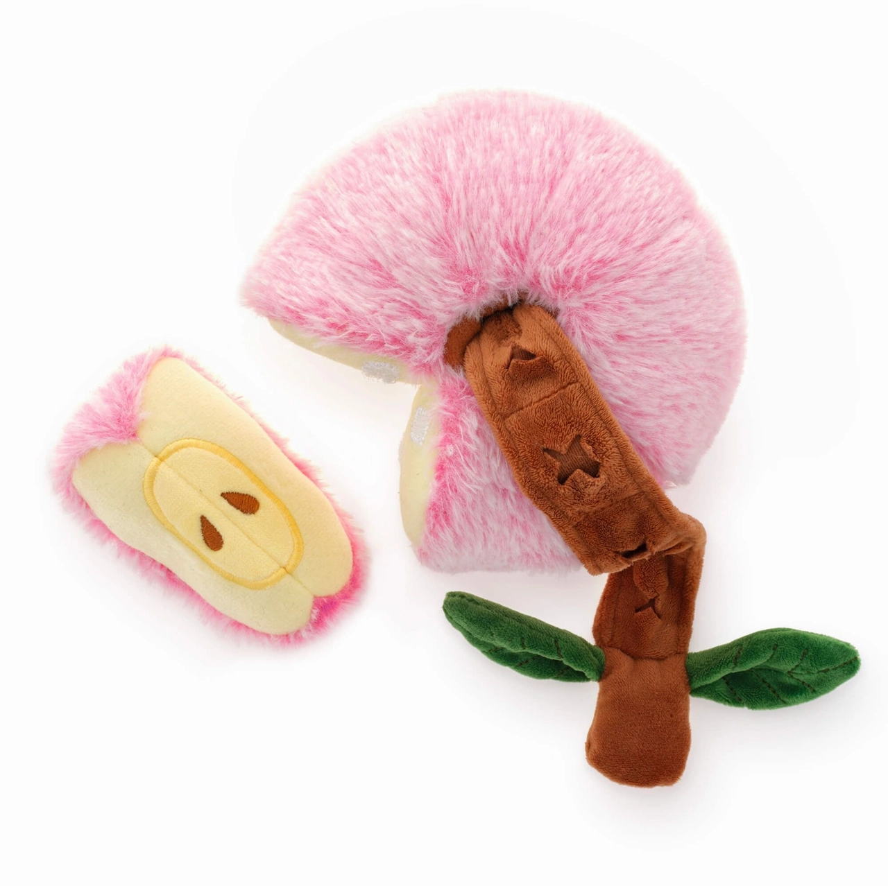Squeaky Plush Interactive Snuffle Dog toys, Apple