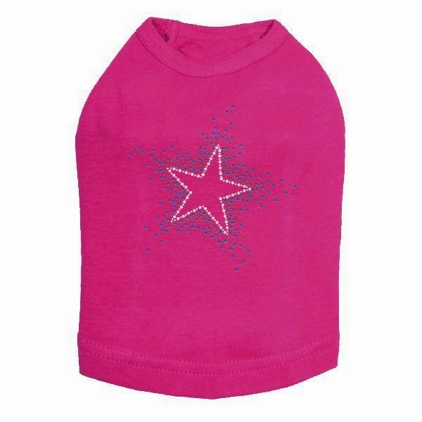 Star USA Rhinestone Dog Tank