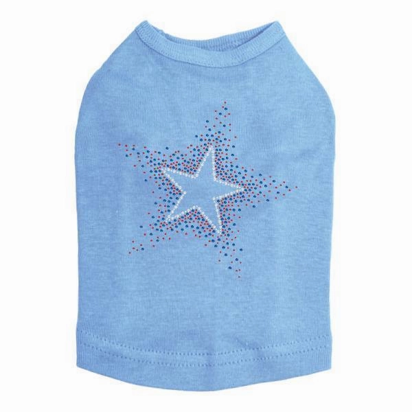 Star USA Rhinestone Dog Tank