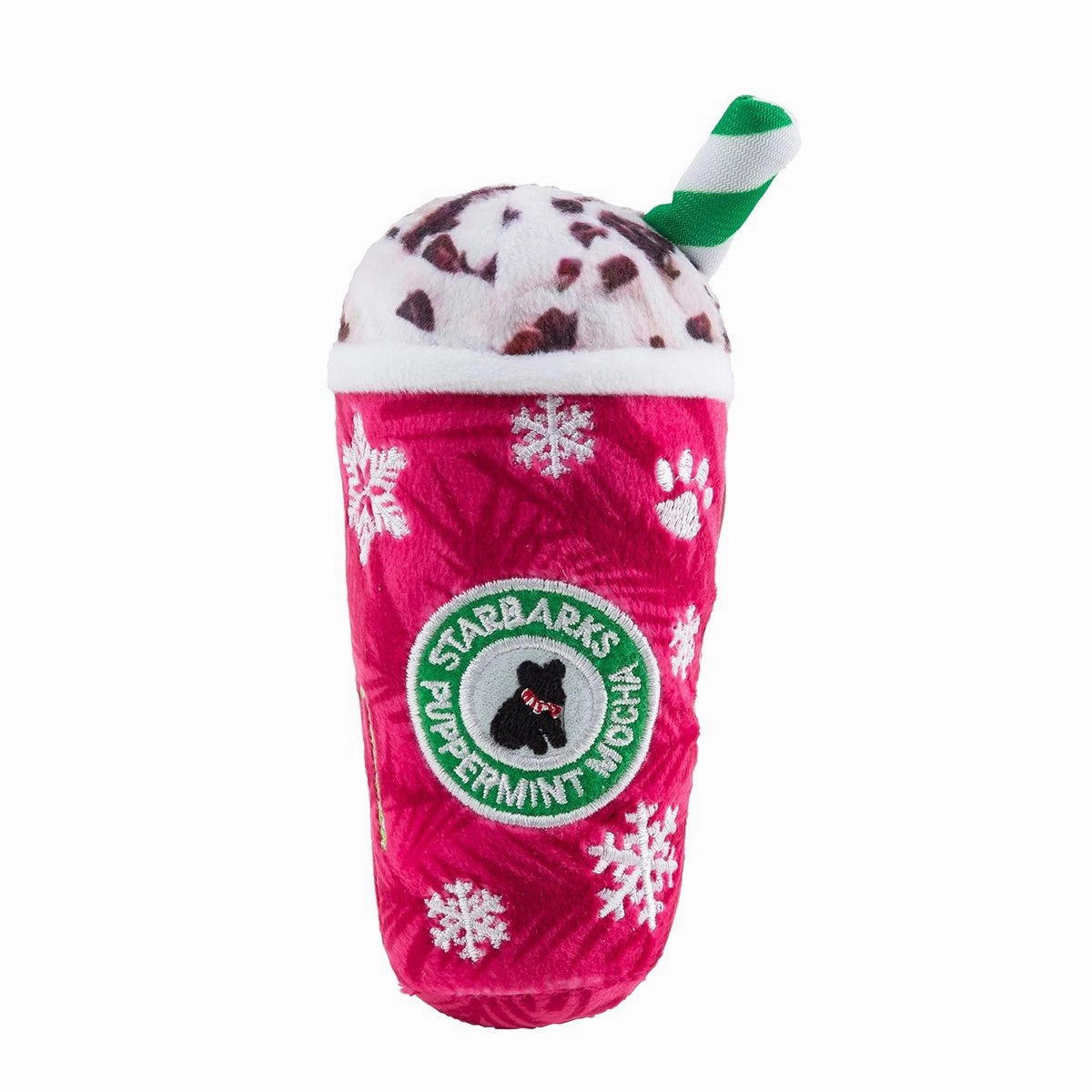 Starbarks Original Puppermint Mocha Cup Dog Toy
