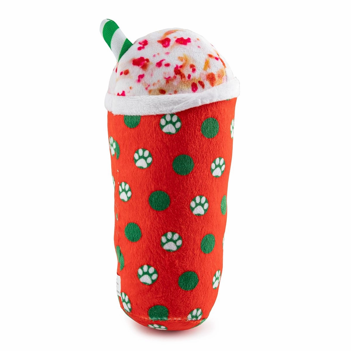 Starbarks Puppermint Mocha Holiday Dots Cup Dog Toy