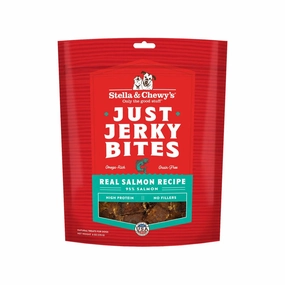 Stella & Chewy's - Just Jerky Bites Dog Treats - Real Wild-Caught Salmon Recipe 6oz