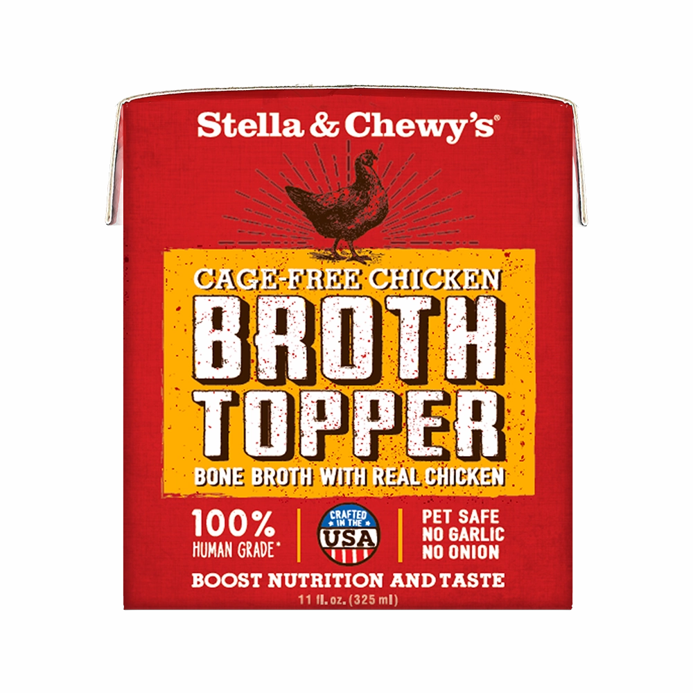 Stella & Chewy's Dog Broth Topper Cage-Free Chicken 11oz