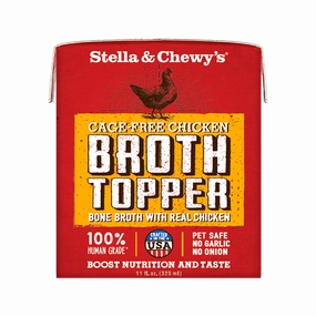 Stella & Chewy's Dog Broth Topper Cage-Free Chicken 11oz
