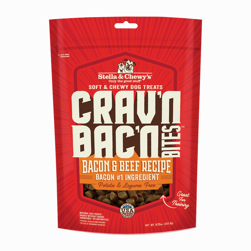 Stella & Chewy's Dog Crav'n Bac'n Bites - Bacon & Beef 8.25oz