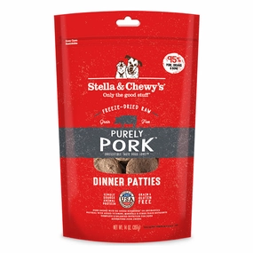 Stella & Chewy's Dog Freeze-Dried Dinner Patties - Purely Pork 14oz