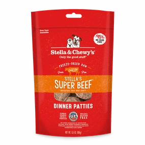 Stella & Chewy's Dog Freeze-Dried Dinner Patties - Stella's Super Beef 5.5oz