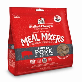 Stella & Chewy's Dog Freeze-Dried Meal Mixers - Purely Pork 18oz