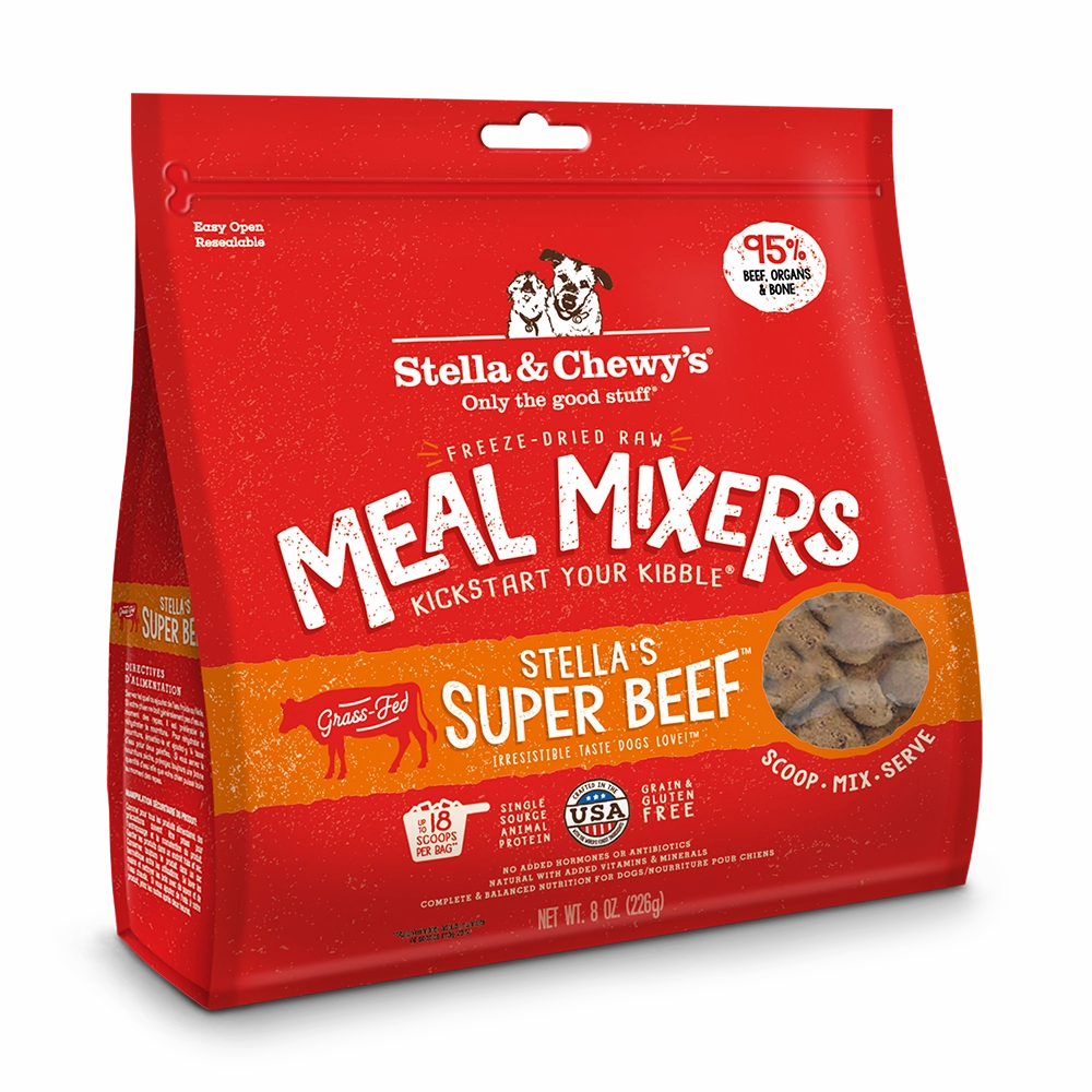Stella & Chewy's Dog Freeze-Dried Meal Mixers - Super Beef 8oz