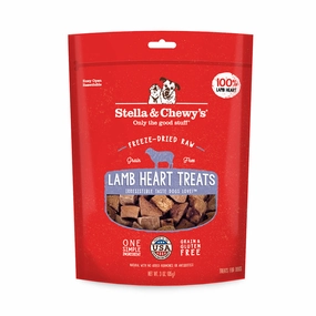 Stella & Chewy's Dog Freeze-Dried Raw Single Ingredient - Lamb Heart Treats 85g