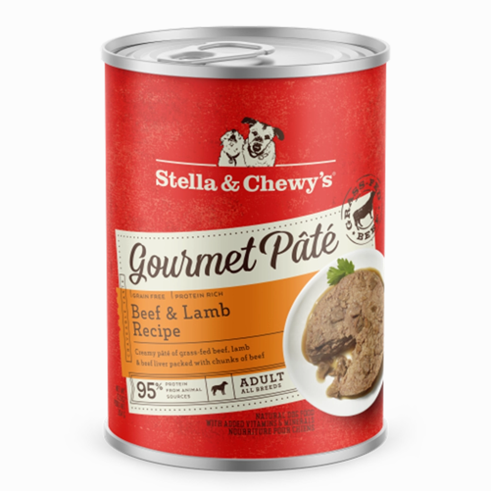 Stella & Chewy's Dog Gourmet Pate Beef & Lamb Recipe 12.5oz