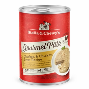 Stella & Chewy's Dog Gourmet Pate Chicken & Chicken Liver Recipe 12.5oz