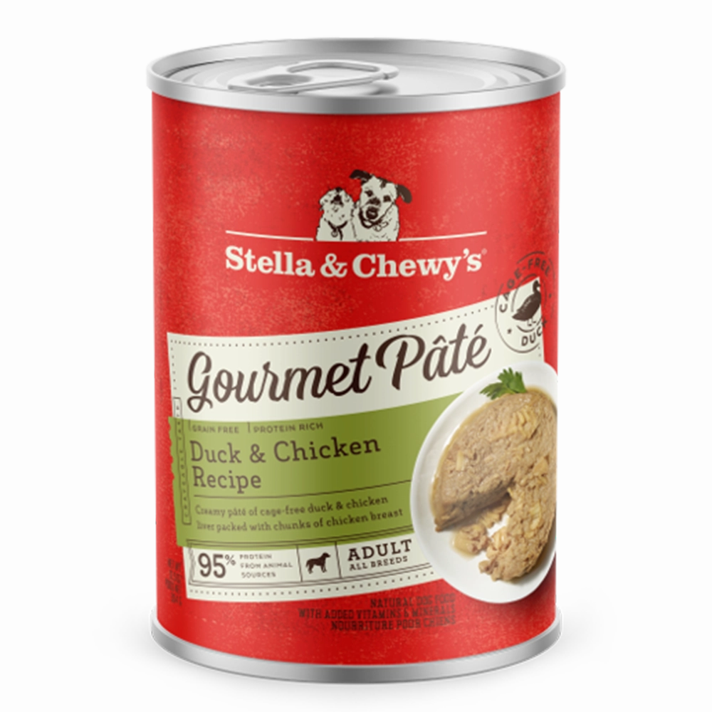 Stella & Chewy's Dog Gourmet Pate Duck & Chicken Recipe 12.5oz