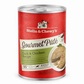 Stella & Chewy's Dog Gourmet Pate Duck & Chicken Recipe 12.5oz