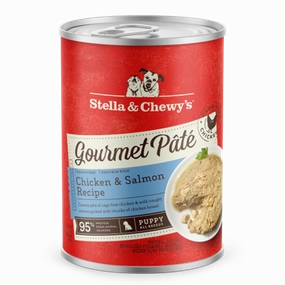 Stella & Chewy's Dog Gourmet Pate Puppy Chicken & Salmon Recipe 12.5oz