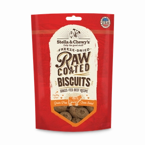 Stella & Chewy's Dog Raw Coated Biscuits - Grass-Fed Beef 255g