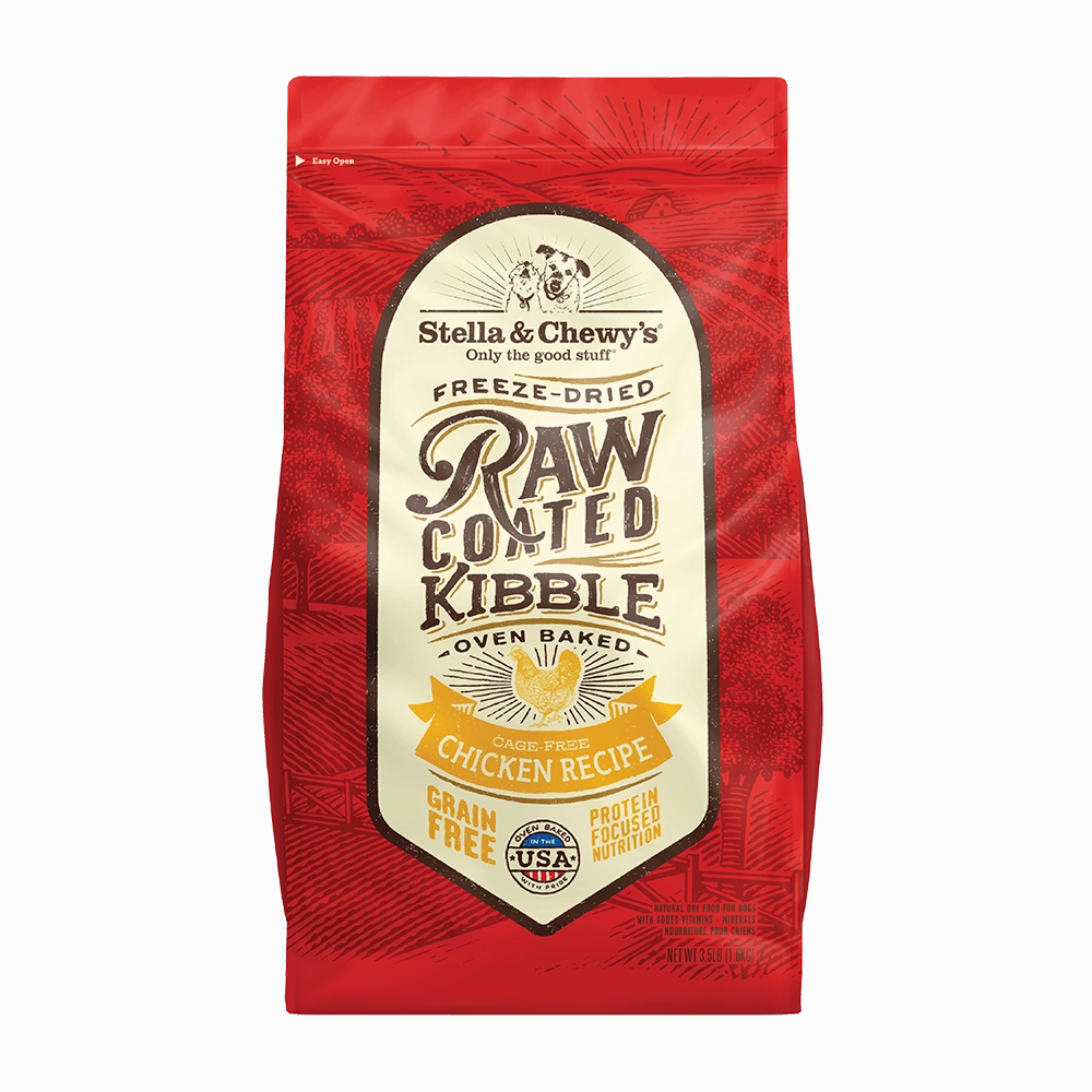 Stella & Chewy's Dog Raw Coated Kibble - Adult Chicken 3.5lb