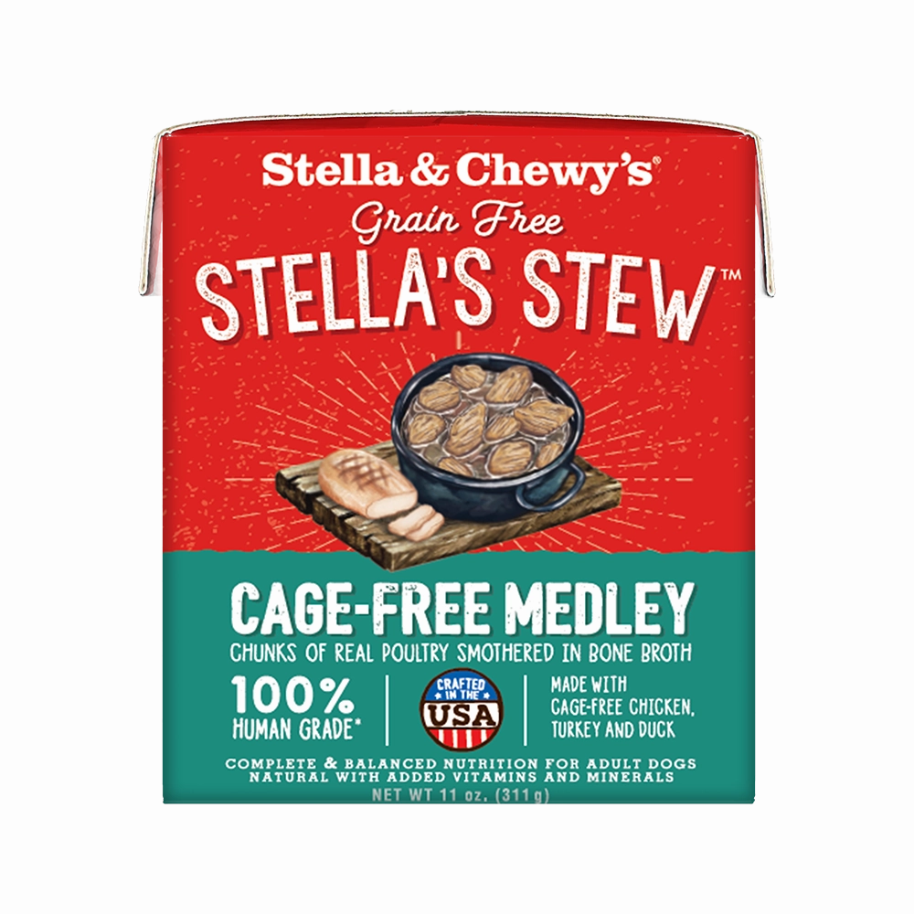 Stella & Chewy's Dog Stella's Stew Cage-Free Medley 11oz