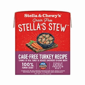 Stella & Chewy's Dog Stella's Stew Cage-Free Turkey 11oz