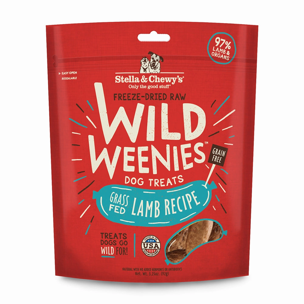 Stella & Chewy's Dog Treat - Wild Weenies Lamb Recipe 3.25oz