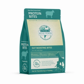 Steve's Real Food Cats & Dogs Treat Raw Meat Freeze Dried Lamb Protein Bites 4oz