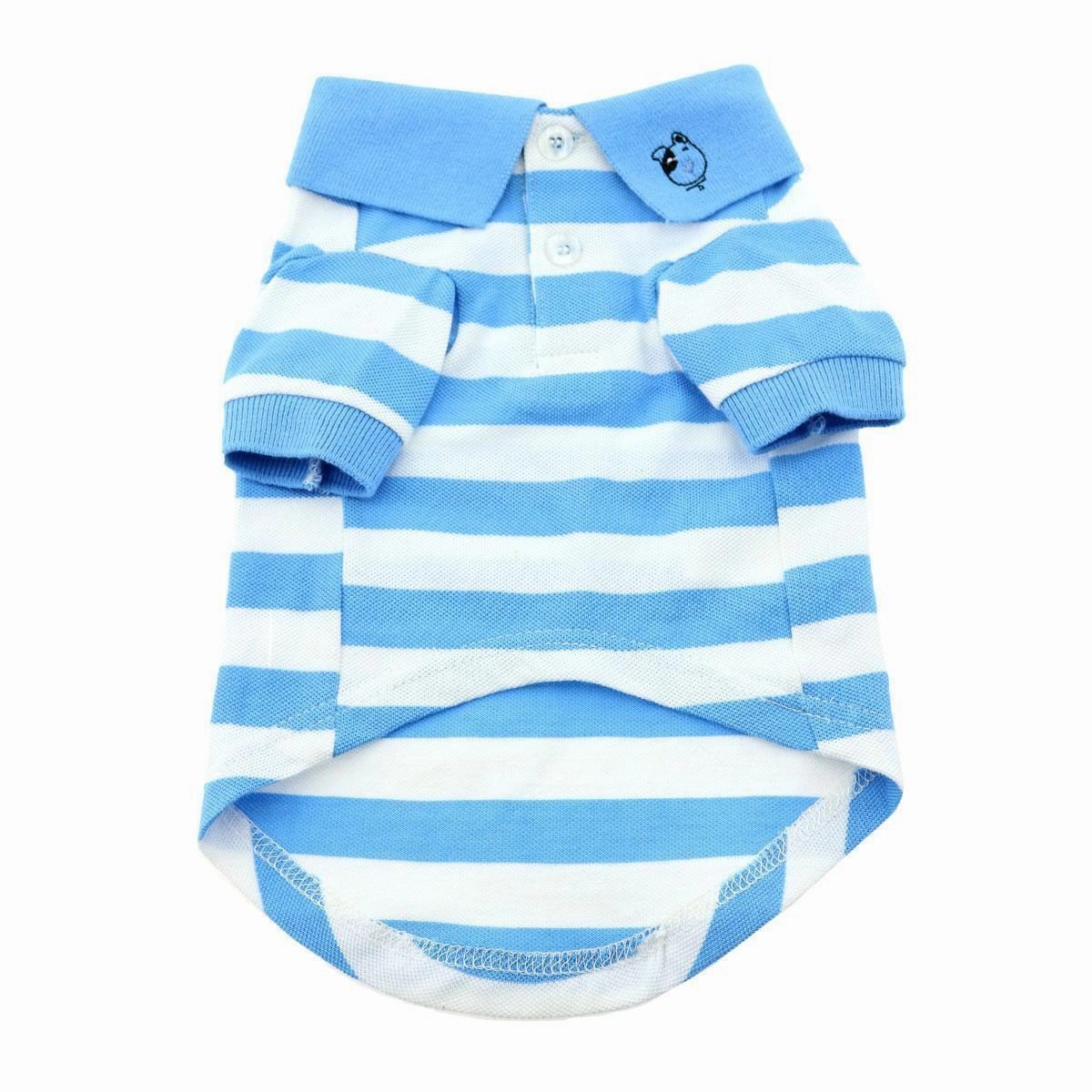 Striped Dog Polo Blue Niagra/White 3XL