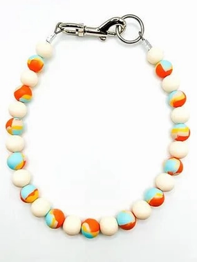 Surf's Up Beaded Pet Collar