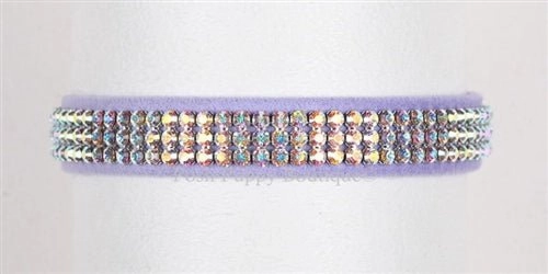 Susan Lanci AB Crystals Color Giltmore Ultrasuede Collars - Many Colors